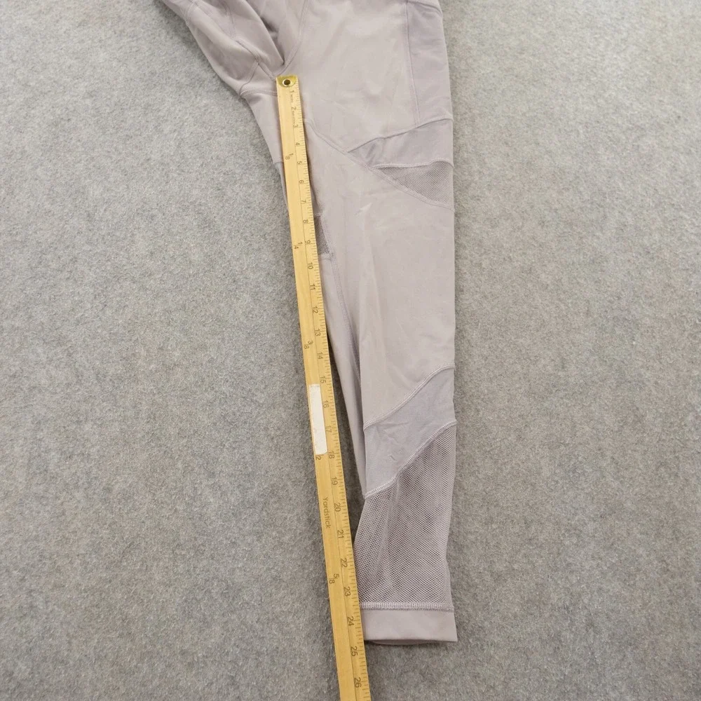 Lululemon Leggings Womens 8 Gray Forget Sweat Active Athleisure Gym Training